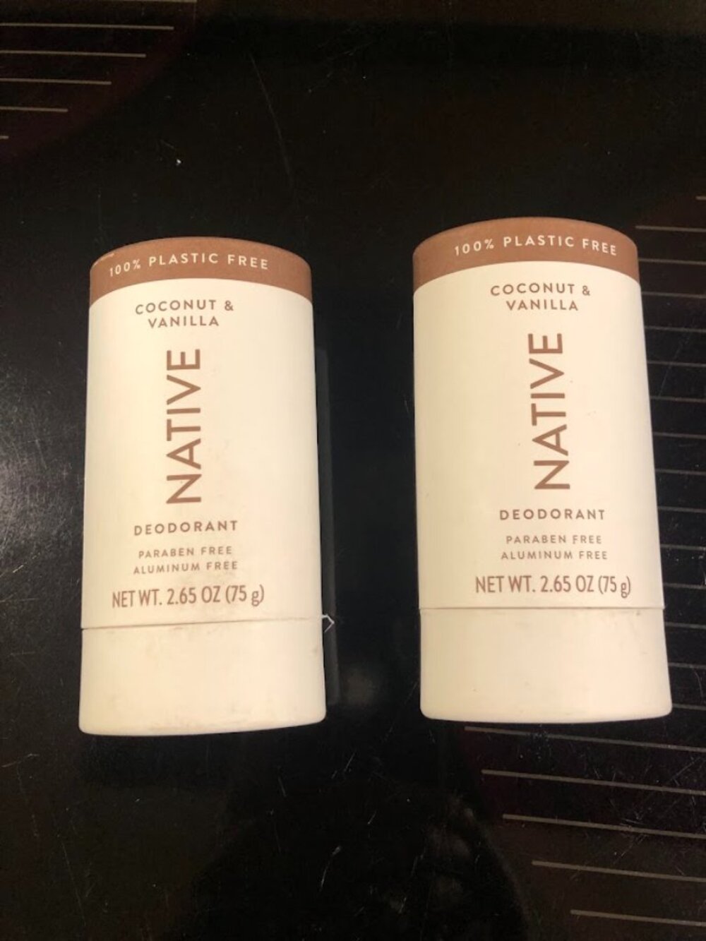 2 'tubes' of Native deodorant
